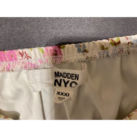 Madden NYC XXXL JR Pink Blue Floral Bodycon Dress Polyester-Spandex Blend Lined - Picture 2 of 6